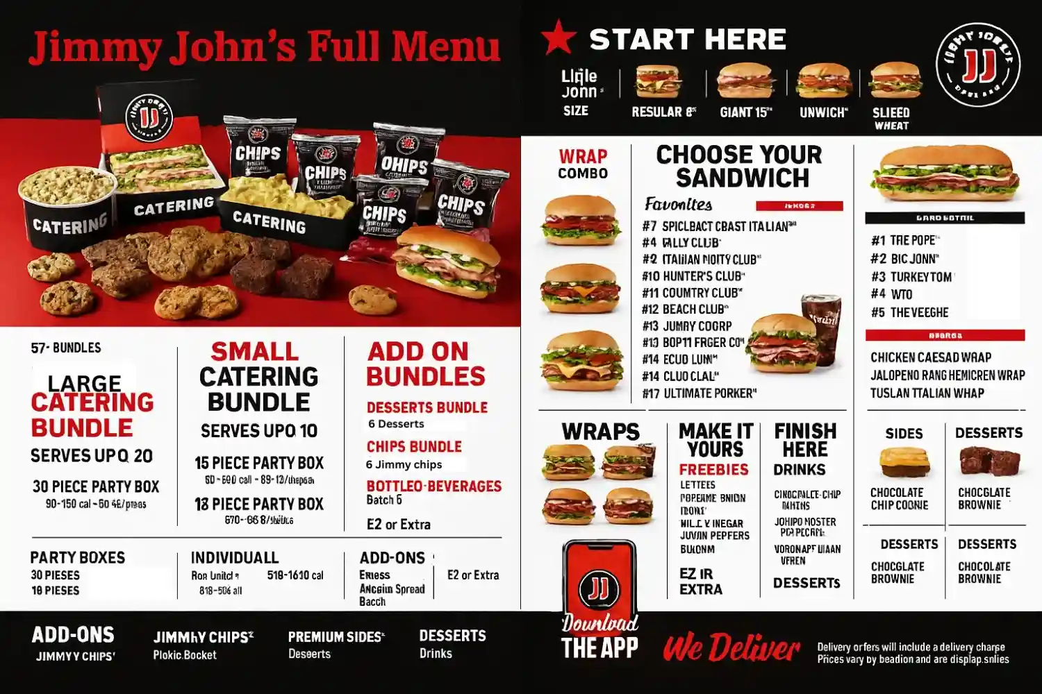 full menu